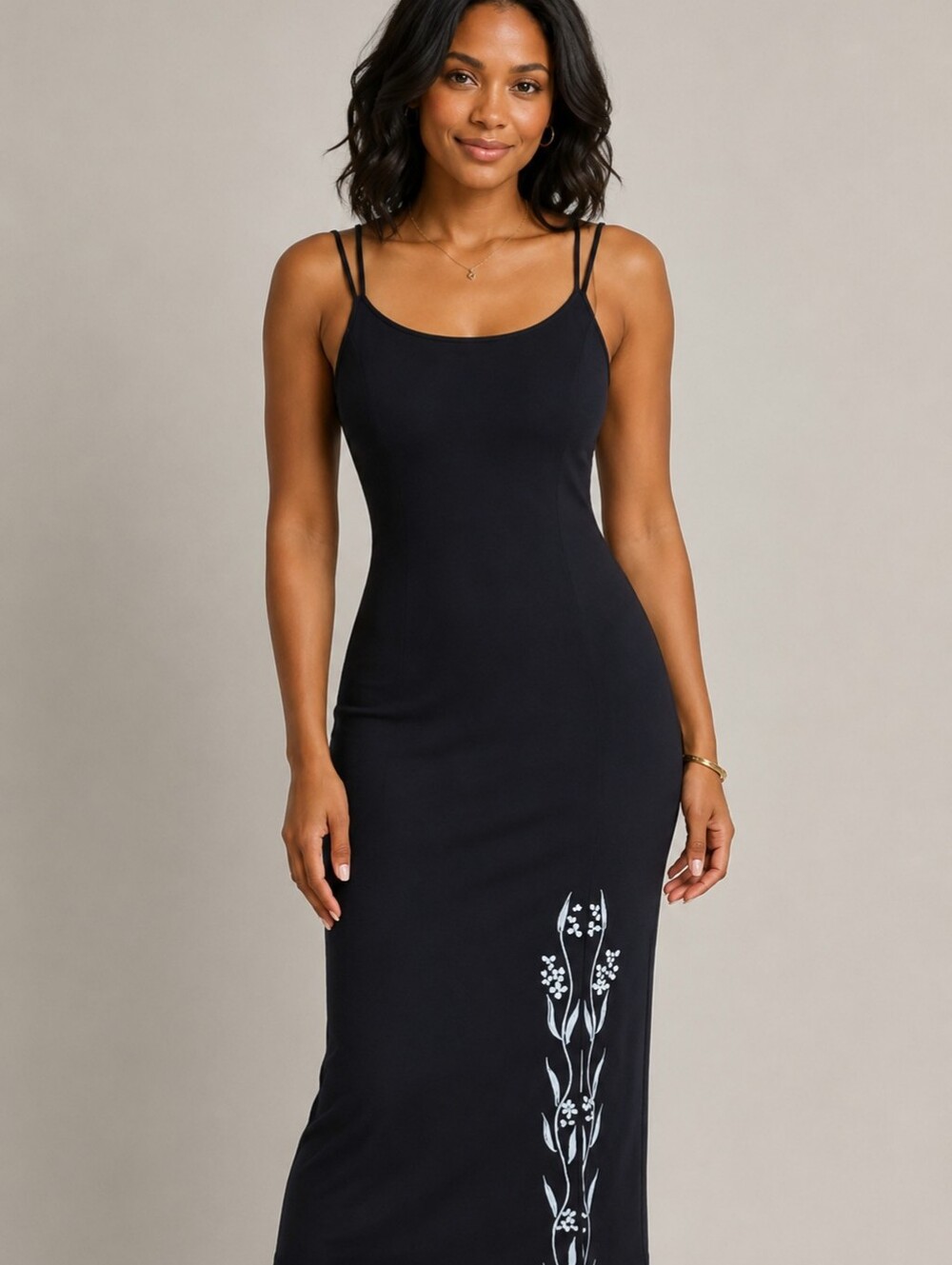 Fashion 1001 Nights Body Con Black Party Prom Evening Dress. Size 6/8